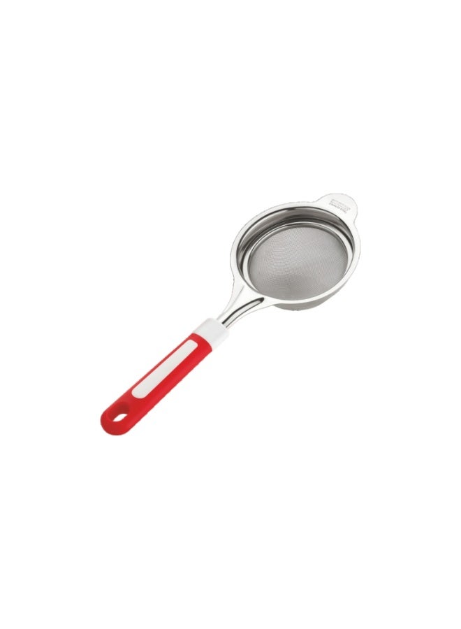 ديسينت ديسنت ستينلس ستيل تي ستراينر ويذ فاين ميش آند هيت ريزِستَنت هاندل | رييوزبل تي فلتر فور لوس تي، هيربس آند سبايسز - Image 1